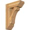 Ekena Millwork Legacy Slat Rough Sawn Bracket w/ Offset Brace, Western Red Cedar, 8"W x 22"D x 30"H BKT0806X22X30LEC06RWR - alternate 1